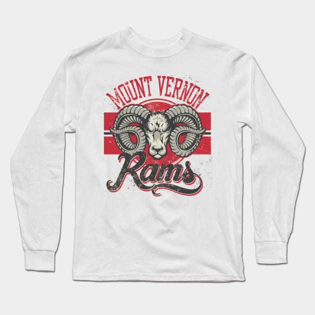 Mount Vernon - Rams Long Sleeve T-Shirt by viSionDesign